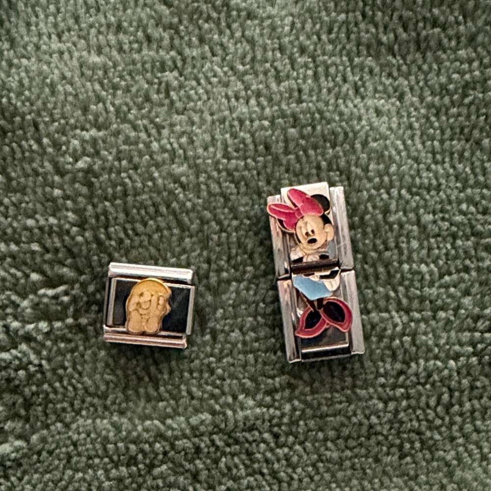 Silver and Gold Character Charms